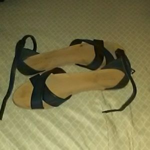Sandals with ankle strap